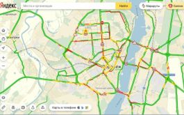 Пробки в Воронеже утром достигли 9 баллов