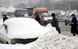 В Воронеже мешающие уборке снега машины будут эвакуировать