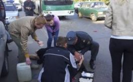В Воронеже в ДТП с участием троллейбуса серьёзно пострадал пешеход